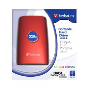 47583 (2.5 Portable Hard Drive USB 2.0 320GB Red)